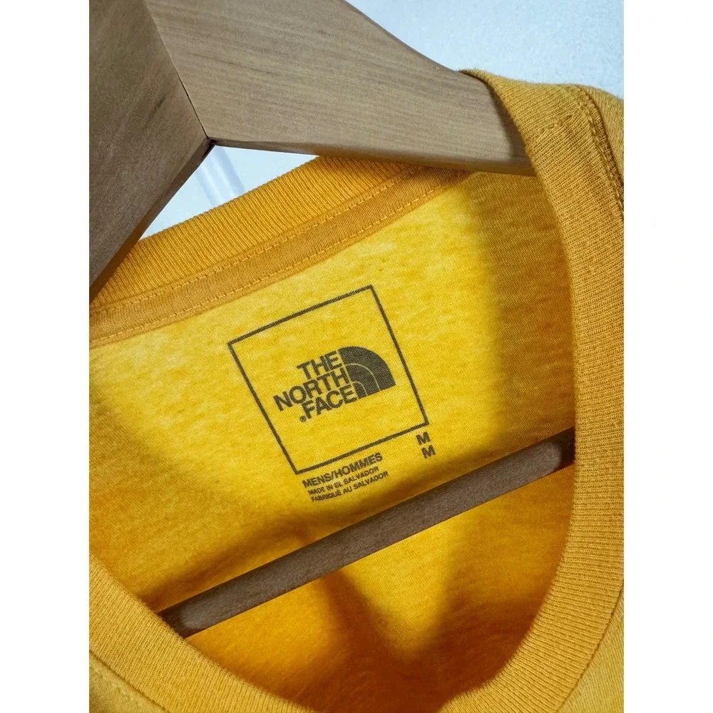 The North Face Mens California Bear Graphic T-Shirt Yellow Size M